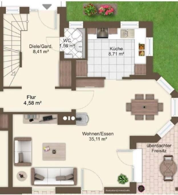 Phantastisches Haus Mit Pool Direkt In Muenchen Esterno foto